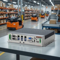 PC industriel embarqué sans ventilateur sur rail DIN, ODM/OEM, WiFi/4G/5G, IPC