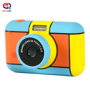 Limeiqi 사진 아이 디지털 사진 비디오 카메라 장난감 미니 귀여운 2.4 인치 HD 스크린 만화 어린이 카메라 어린이 선물