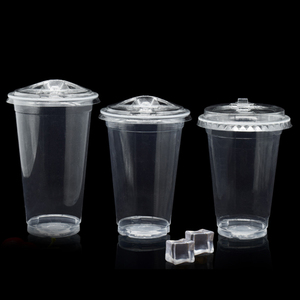 Vasos Desechables Transparentes de Alta Calidad de 500 ml y 700 ml, con Diámetro de 90 mm, Impresos con UV, para Bebidas Frías, Café, Leche, Té de Burbujas - Product Image 1
