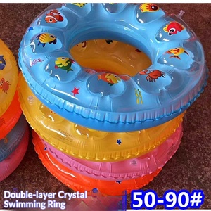 Anillos de Natación Inflables de <span class=keywords><strong>Doble</strong></span> Capa Gruesos con Dibujos Animados para Niños - Product Image 4