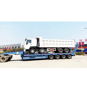 Semi-remorque surbaissée neuve d'usine, 3 <span class=keywords><strong>ou</strong></span> <span class=keywords><strong>4</strong></span> essieux, 80-100 tonnes, porte-chariots, pour l'Afrique, à vendre à Dubaï - Product Image 6