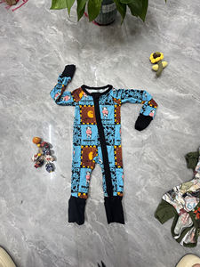 0-8T Bio-Western-Bambus Baby-Strampler Großhandel Kleinkinder Jungen und Mädchen Jumpsuits Baby-Bodys Rompers - Product Image 4
