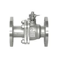 Solution complète d'approvisionnement en vannes : Vanne à boisseau sphérique à joint fin en acier inoxydable italien 304 316 pour l'eau DN50-DN500