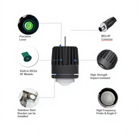 Sensor de Nivel de Agua por Radar de Onda Milimétrica de 80 GHz, Transmisor de Nivel de Líquido de 40 m, Instrumentos de Medición de Nivel, Inundaciones en Ríos