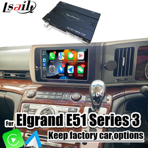Interface sans fil CarPlay Auto Android pour Nissan Elgrand E51 2008-2009 modèle JDM.. Adaptateur Auto Play avec Mirror <span class=keywords><strong>Link</strong></span> - Product Image 1