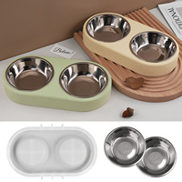 DM1263 Moule en silicone pour bols réutilisables écologiques faits à la main pour animaux de compagnie, pot de fleurs en béton, plateau, résine de coulée, artisanat en plâtre et ciment
