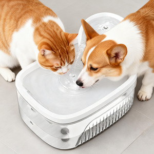 Smart Sensor Pet <b>Water</b> <b>Dispenser</b> 2.5L With Filter <b>Automatic</b> Fountain For Cats And Dogs White - Product Image 1