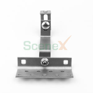 Crochets de toit de tuile solaire en acier inoxydable à double réglable en céramique de 180 degrés - Product Image 2