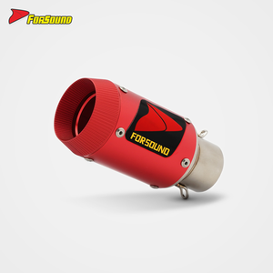 Tubo de escape de acero inoxidable de fibra de carbono de 51mm para motocicleta - Product Image 1