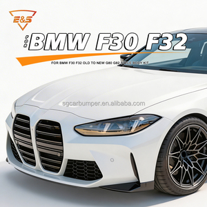 Kit Carrozzeria <span class=keywords><strong>BMW</strong></span> <span class=keywords><strong>Serie</strong></span> 3/<span class=keywords><strong>4</strong></span> F30/F32 da Vecchio a Nuovo Modello G80/G82 con Finitura Lucida in Plastica+ABS - Minigonne Anteriori/Posteriori/Laterali - Product Image 5