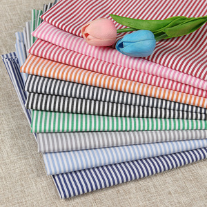 Vải Dệt Thoi Thoáng Khí 16S 21S 40S Thấp Moq Giao Hàng Nhanh Tùy Chỉnh Sợi Nhuộm Sọc Vải Dệt Thoi 100% Cotton Giá Rẻ - Product Image 3