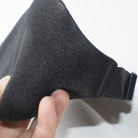 Masque oculaire 3d bandeau, amincissant, en mousse à mémoire de forme, avec sangle ajustable et tasse oculaire incurvée