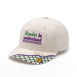 Premium Woven Patch Logo 6-Panel Adjustable Dad Hat 100% Polyester <b>Waterproof</b> Technical Fabric Curved Unstructured Sport Sun <b>Cap</b> - Product Image 3
