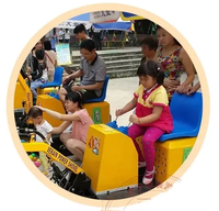 Jeu de simulation de machines de construction pour parc d'attractions, mini-excavatrice électrique pour enfants
