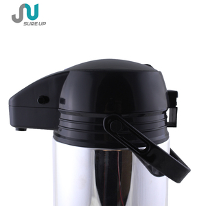 Bouteille isotherme rose avec pompe <span class=keywords><strong>à</strong></span> air, verrouillage sécurité enfant, maintien chaud/froid 24h, sans BPA - Product Image 2
