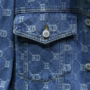 Giacca di Jeans Americana <span class=keywords><strong>Trendy</strong></span>, Stile High Street, Casual e Versatile, Lavabile, per <span class=keywords><strong>Uomo</strong></span> - Product Image 4