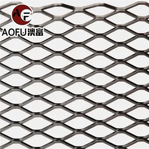 Hoja de malla de metal expandido de alta calidad, metal expandido en malla de rombos, hoja perforada de aluminio