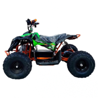 Quad à quatre roues ultime 49cc essence/électrique pour enfants, mini ATV en matériau ABS léger et durable, rotation à 360 degrés