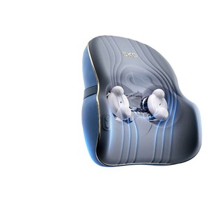 Masseur lombaire SKG à vibration, massage mécanique, rechargeable par USB, batterie au lithium, coussin de soutien lombaire pour usage au bureau - Product Image 2