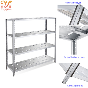 Étagères à <span class=keywords><strong>cadre</strong></span> en acier inoxydable à 3 couches pour cuisine intérieure, hôtel, restaurant commercial - Product Image 2