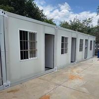Casa Container Pieghevole a Forma di Z X per Installazione Rapida, Prefabbricata per Cantieri Edili e Magazzini