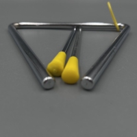 6 Inch Triangle Musical Instrument Hand Orff Percussion Instrument for Children