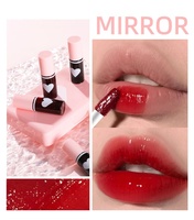Lot de 6 rouges à lèvres brillants en forme de gelée comme le rouge à lèvres liquide de couleur coréenne