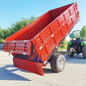 Vierrad-Kippanhänger Traktoranhänger-Fahrgestell Landwirtschaftlicher Anhänger 5 Tonnen - Product Image 2
