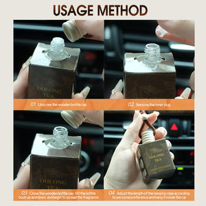 Diffuseur de parfum de luxe en verre pour voiture, flacon désodorisant, flacon de parfum de voiture de marque célèbre, désodorisant de voiture personnalisé, parfum suspendu pour voiture - Product Image 3