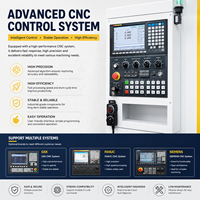 Centre d'usinage vertical CNC VMC1160 pour travaux métalliques industriels, en fonte, précision 0,005 mm, BT40 ATC KND, 3 axes