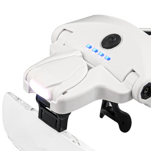 BIJIA 1x-3.5x 5 <span class=keywords><strong>lenti</strong></span> lente lente lente lente lente d'<span class=keywords><strong>ingrandimento</strong></span> <span class=keywords><strong>con</strong></span> luci a LED ricaricabili regolabili per <span class=keywords><strong>ingrandimento</strong></span> ciglia - Product Image 3