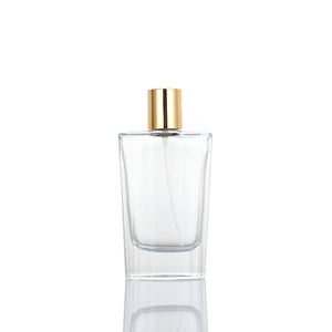 Vente directe d'usine, flacon <span class=keywords><strong>de</strong></span> parfum vide en <span class=keywords><strong>verre</strong></span> carré à fond épais <span class=keywords><strong>de</strong></span> 30 ml, 50 ml, 100 ml avec emballage en bois - Product Image 1