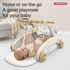 Grow with Me Centre d'activités pour bébé 4 en 1 Trotteur pour tout-petits Fauteuil à bascule pour nouveau-né Piano pour bébé Tapis de jeu pour bébé - Product Image 5