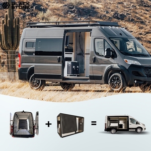 Kits de conversion intérieure pour camping-car : kit de cuisine surélevée, aménagement de plan de travail, conversion de camping-car avec toit relevable, conduite à droite - Product Image 1