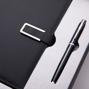 Wholesale Custom Logo A5 Spiral Bound Loose-Leaf Hardcover Planner <b>Notebook</b> Fabric PVC PU Leather Gift Pen Insulated Water - Product Image 5