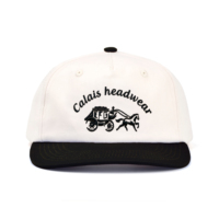 Casquette de baseball rétro à 5 panneaux bicolore personnalisée, non structurée, brodée, avec logo personnalisé, pour le sport