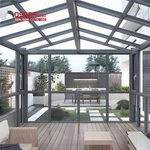 Marco de aluminio <span class=keywords><strong>Policarbonato</strong></span> Recintos de piscina prefabricados S Patio trasero Jardín Patio Uso al aire libre Sunroom - Product Image 2
