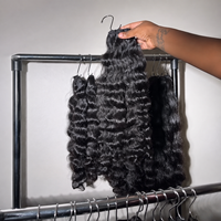 Ekstensi Rambut India Berkualitas Tinggi Grosir, Pengiriman Gratis, Rambut Asli