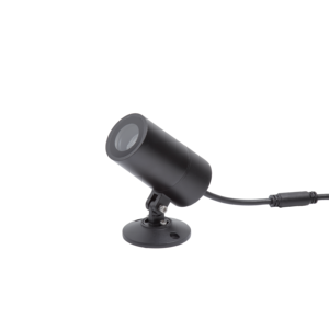 Projecteur <span class=keywords><strong>LED</strong></span> COB 5W extérieur IP65 étanche en aluminium DMX à piquet pour jardin avec base noire - Product Image 1