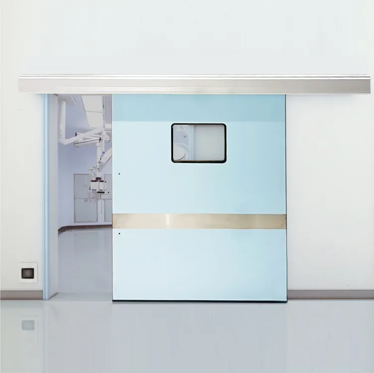 Caelus Ip55 150kg Aluminum Customized Clean Servo Motor Hermetic Automatic Sliding Door for Hospital Operating Room or Lab