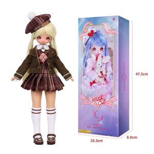 Poupées BJD SD en plastique DBS 1/4, peau bronzée, 45 cm, 30 points de articulation, pour filles, bricolage - Product Image 6