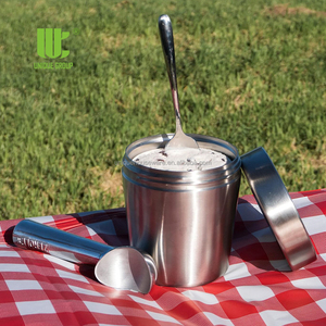 Đôi tường thép không gỉ Phích chân không cách điện <span class=keywords><strong>container</strong></span> thực phẩm với khoang cho Ice Cream cốc làm mát - Product Image 6