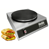 Machine industrielle électrique antiadhésive pour crêpes et pancakes, motorisée, contrôlée par PLC, équipement de cuisson professionnel de haute qualité pour la restauration 1
