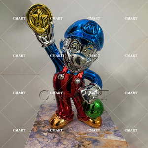 ร้านมา<span class=keywords><strong>ริ</strong></span>โอ ช็อปวินโดว์ แกลเลอรี่ ขายรูปปั้นมา<span class=keywords><strong>ริ</strong></span>โอเรซิ่นสีแดงโครเมียมถือถุงเงิน รูปปั้นมาริโอถือเหรียญ งานป๊อปอาร์ตมา<span class=keywords><strong>ริ</strong></span>โอ บราเธอส์ - Product Image 3