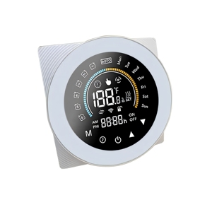 Thermostat intelligent moderne AC 95-240V en matériau PC ignifuge, système de <span class=keywords><strong>chauffage</strong></span> par application téléphonique, pièces de <span class=keywords><strong>chauffage</strong></span> au sol, facile à utiliser - Product Image 2
