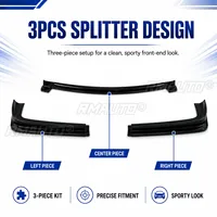 For BMW 3 Series E36 M3 1991-1998 Car Accessories Front Bumper Lip Type B 3-Piece Front Splitter Spoiler Lip Kit