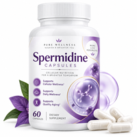 Capsules de Spermidine Marque Blanche 60 Unités – Complément Alimentaire pour un Vieillissement Sain et le Soutien du Bien-être Cellulaire – OEM ODM