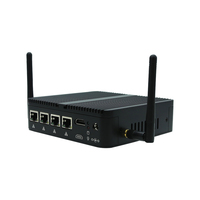 Mini PC Intel Ce-leron Quad Core J4125 Win11 1 * DB9 RS232 COM 4 * RJ45 2,5G LAN 300M WiFi HD Computadora de escritorio industrial sin ventilador