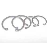 C-Type Shaft Retaining Ring 304 Stainless Steel Natural Color/Pickling Finish DIN 471 Spring Steel 16 X 1.0 Circlip Rings