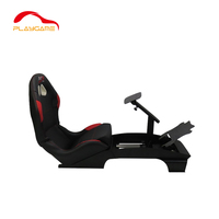 Silla de juego Soporte de cabina Volante de conducción F1 Cabina Simulador de conducción de automóviles Sim Racing Cabina para PS4 PS5